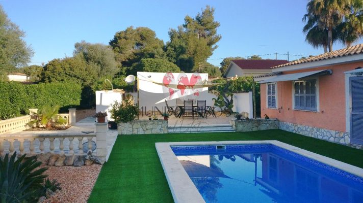 Detached house with pool and garden in Cala Pi, Vallgornera, Mallorca, Balearic Islands