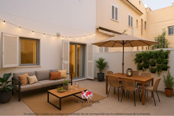 Terraced house for sale in La Vileta, Palma, Balearic Islands.