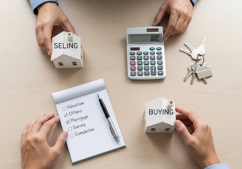 Guía para sincronizar la venta y la compra de una casa. Vender para comprar